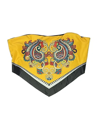 Pre-owned Shein Swimsuit Top Yellow Swimwear