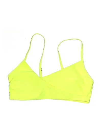 Pre-owned Shein Swimsuit Top Yellow Swimwear