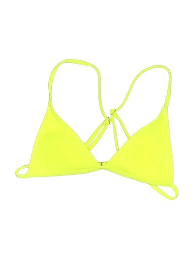 Pre-owned Shein Swimsuit Top Yellow Swimwear