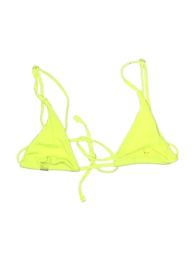 Pre-owned Shein Swimsuit Top Yellow Swimwear