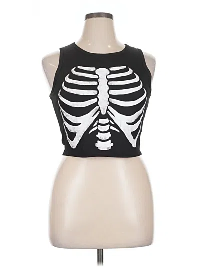 Pre-owned Shein Tank Top Black Halter Neckline Tops