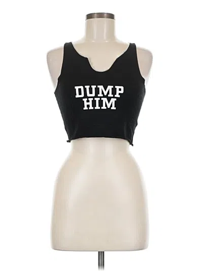 Pre-owned Shein Tank Top Black Halter Neckline Tops
