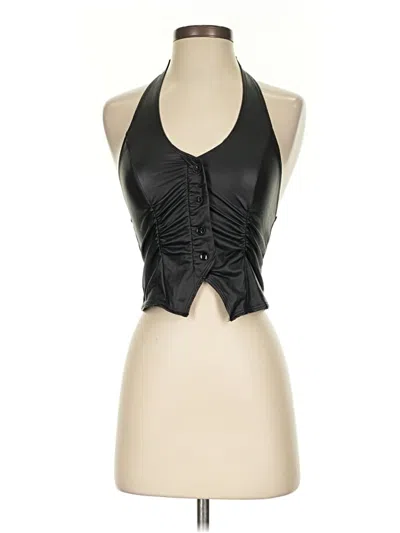 Pre-owned Shein Tank Top Black Halter Neckline Tops