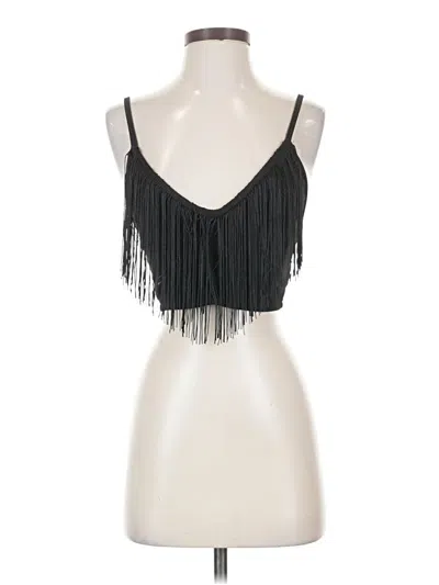 Pre-owned Shein Tank Top Black Halter Neckline Tops