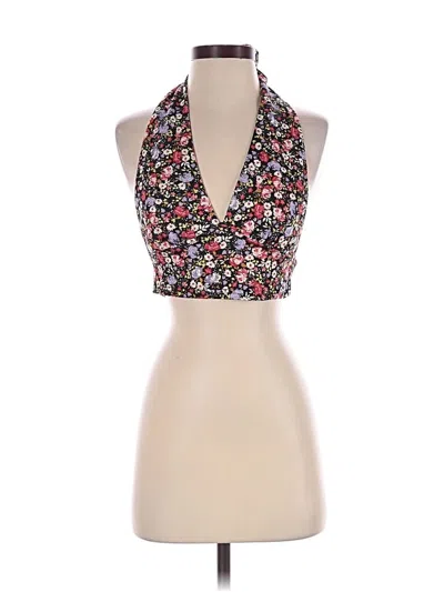 Pre-owned Shein Tank Top Black Halter Neckline Tops