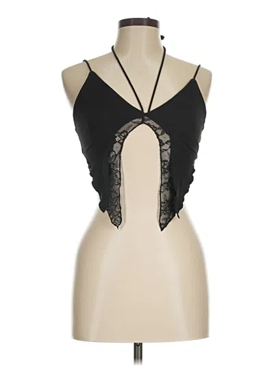 Pre-owned Shein Tank Top Black Halter Neckline Tops