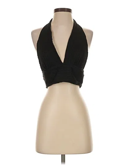 Pre-owned Shein Tank Top Black Halter Neckline Tops