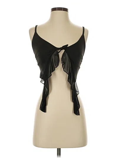 Pre-owned Shein Tank Top Black Halter Neckline Tops