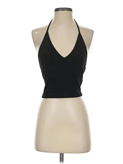 Pre-owned Shein Tank Top Black Halter Neckline Tops