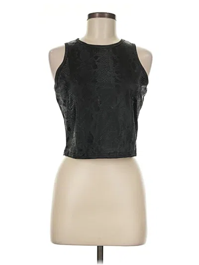 Pre-owned Shein Tank Top Black Halter Neckline Tops