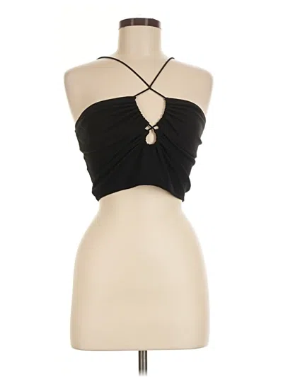 Pre-owned Shein Tank Top Black Halter Neckline Tops