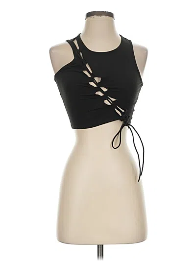Pre-owned Shein Tank Top Black Halter Neckline Tops