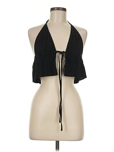 Pre-owned Shein Tank Top Black Halter Neckline Tops