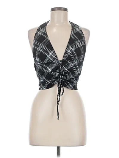 Pre-owned Shein Tank Top Black Halter Neckline Tops