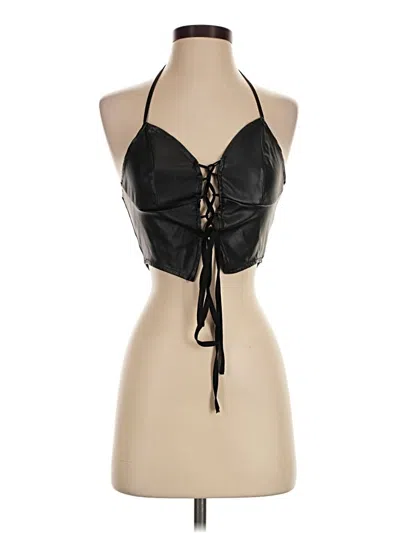 Pre-owned Shein Tank Top Black Halter Neckline Tops