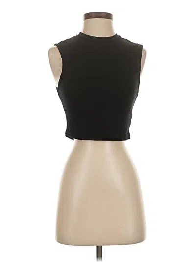 Pre-owned Shein Tank Top Black High Neck Tops