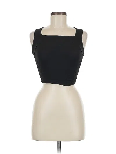 Pre-owned Shein Tank Top Black Strapless Neckline Tops