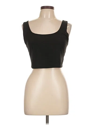 Pre-owned Shein Tank Top Black Strapless Neckline Tops