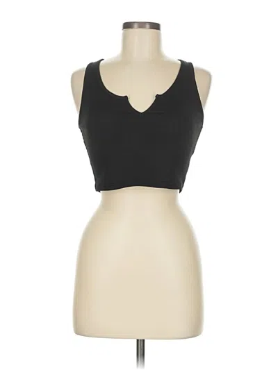 Pre-owned Shein Tank Top Black Strapless Neckline Tops