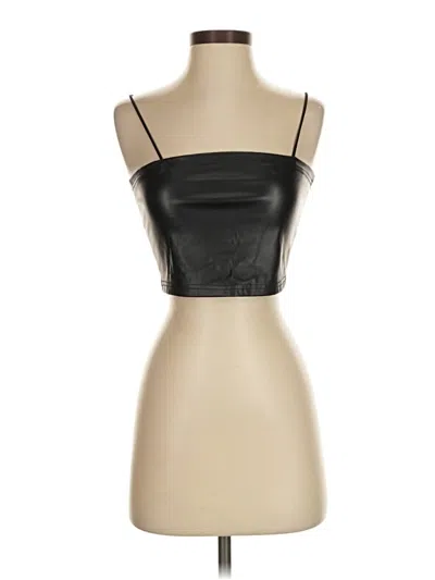 Pre-owned Shein Tank Top Black Strapless Neckline Tops