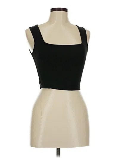 Pre-owned Shein Tank Top Black Strapless Neckline Tops