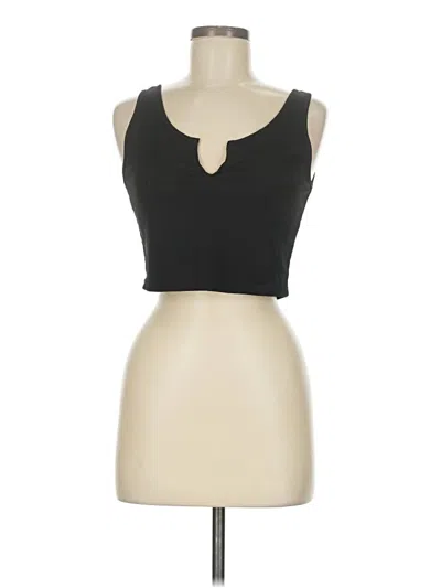 Pre-owned Shein Tank Top Black Strapless Neckline Tops