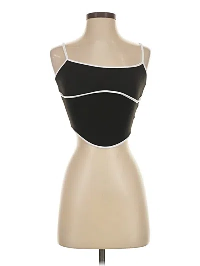 Pre-owned Shein Tank Top Black Strapless Neckline Tops