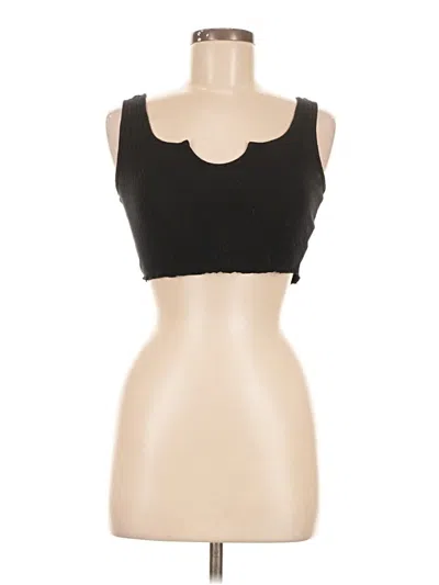 Pre-owned Shein Tank Top Black Strapless Neckline Tops