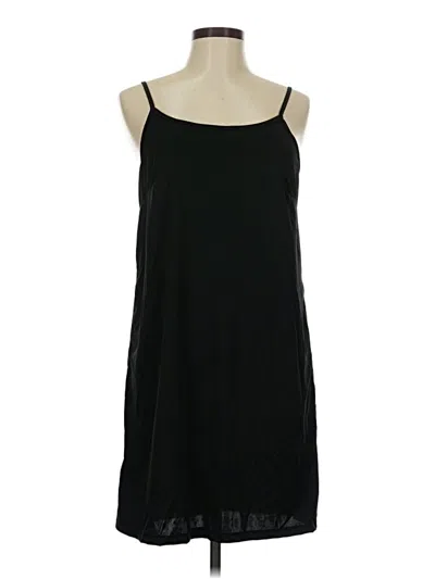 Pre-owned Shein Tank Top Black Strapless Neckline Tops