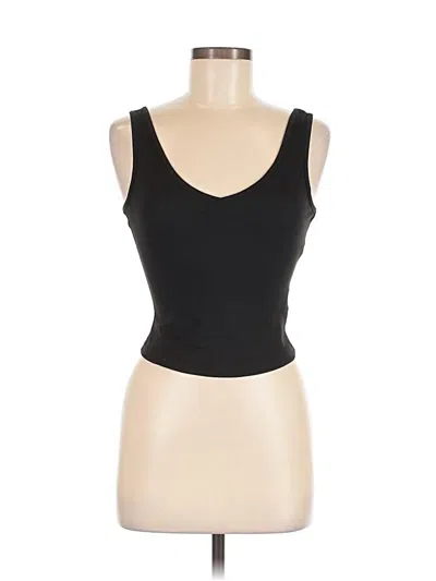 Pre-owned Shein Tank Top Black Strapless Neckline Tops