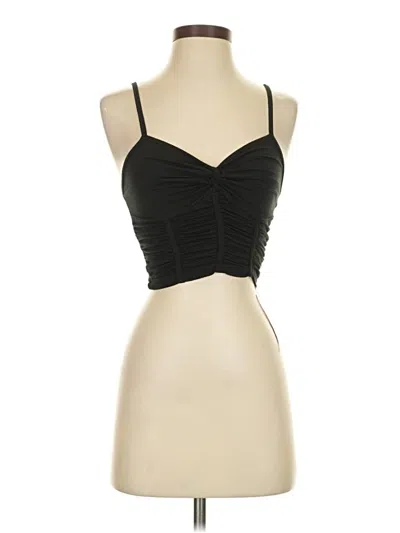 Shein Tank Top Black Strapless Neckline Tops