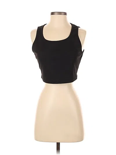 Pre-owned Shein Tank Top Black Strapless Neckline Tops