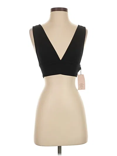 Shein Tank Top Black Strapless Neckline Tops