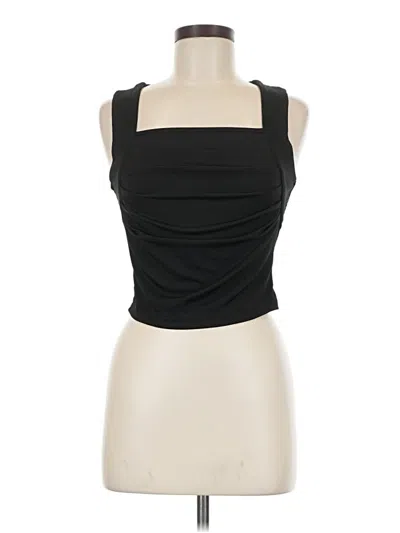 Pre-owned Shein Tank Top Black Strapless Neckline Tops