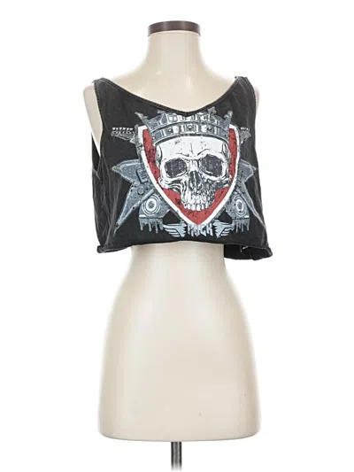 Pre-owned Shein Tank Top Black Strapless Neckline Tops