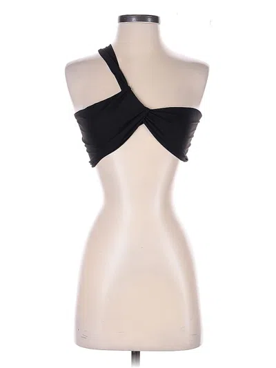 Pre-owned Shein Tank Top Black Strapless Neckline Tops