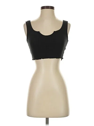 Pre-owned Shein Tank Top Black Strapless Neckline Tops