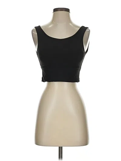 Pre-owned Shein Tank Top Black Strapless Neckline Tops