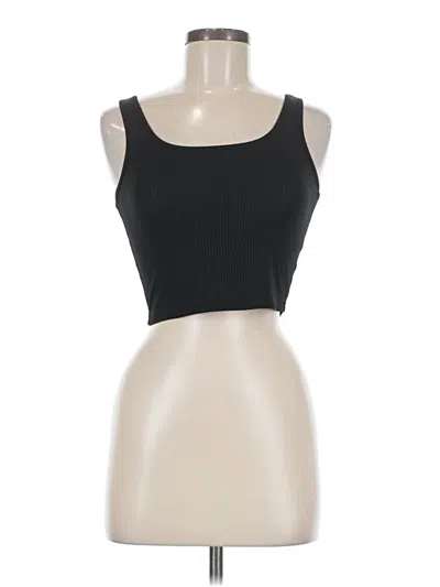 Pre-owned Shein Tank Top Black Strapless Neckline Tops