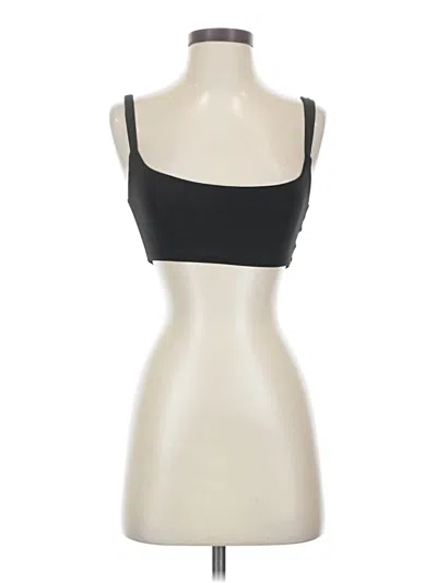 Pre-owned Shein Tank Top Black Strapless Neckline Tops