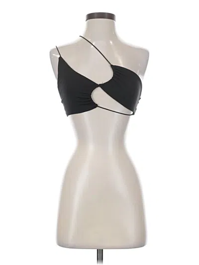 Pre-owned Shein Tank Top Black Strapless Neckline Tops