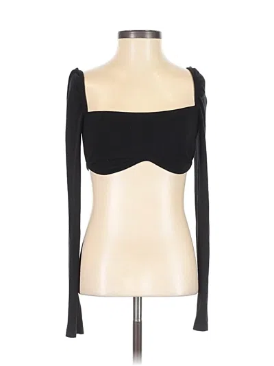 Pre-owned Shein Tank Top Black Strapless Neckline Tops