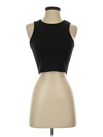 Pre-owned Shein Tank Top Black Strapless Neckline Tops