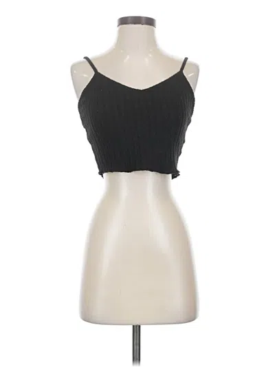 Pre-owned Shein Tank Top Black Strapless Neckline Tops