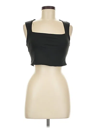 Pre-owned Shein Tank Top Black Strapless Neckline Tops