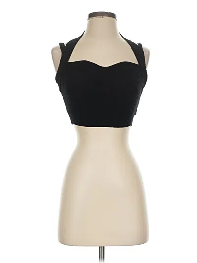 Pre-owned Shein Tank Top Black Strapless Neckline Tops
