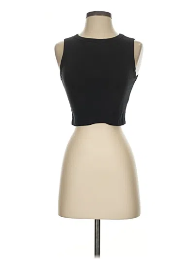 Pre-owned Shein Tank Top Black Strapless Neckline Tops