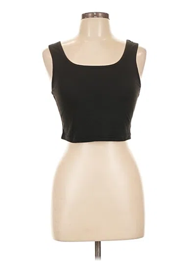 Pre-owned Shein Tank Top Black Strapless Neckline Tops