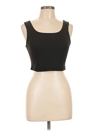 Pre-owned Shein Tank Top Black Strapless Neckline Tops