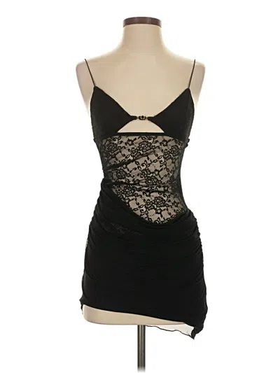 Pre-owned Shein Tank Top Black Strapless Neckline Tops